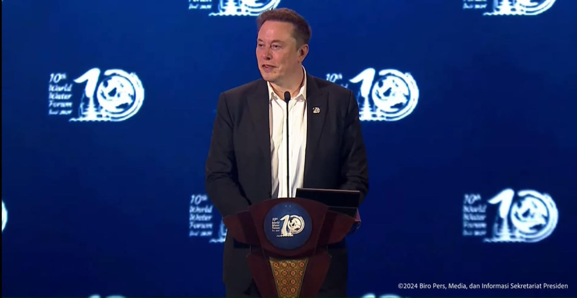 Menghadiri Forum di Bali, Elon Musk Singgung Harga PLTS Terjun Bebas