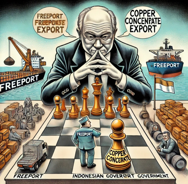 Freeport Dinilai Permainkan Pemerintah Terkait Ekspor Konsentrat Tembaga