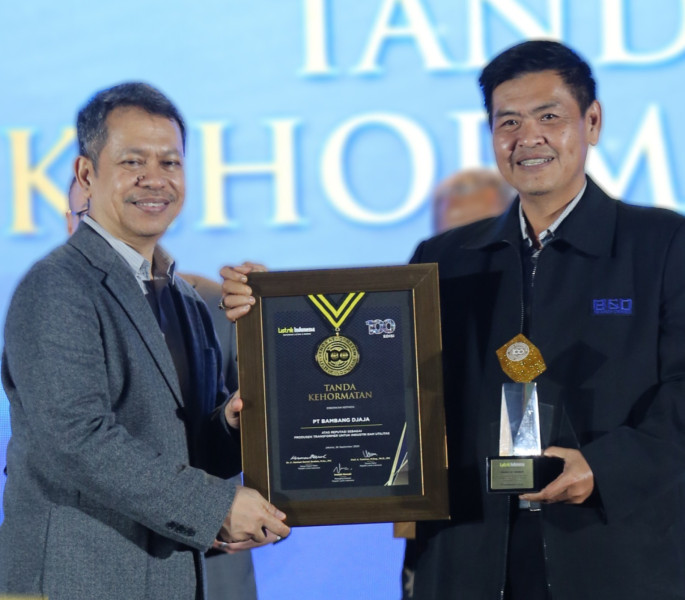 Sukses Menjaga Reputasi dan Eksistensi di Bisnis Transformer, B&D Transformer Raih Tanda Kehormatan