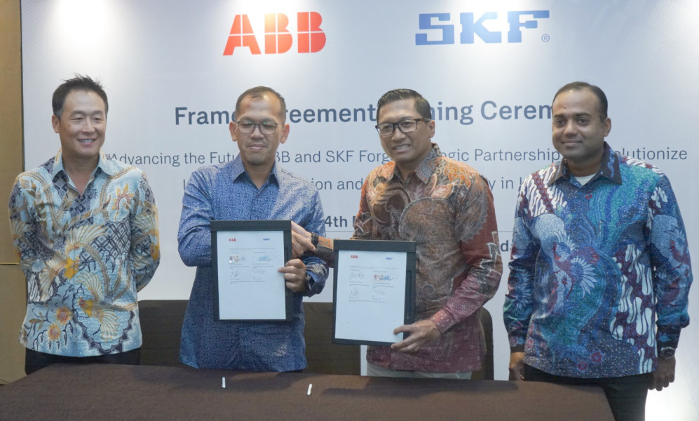 Perkuat Sektor Energi, ABB dan SKF Kolaborasi Hadirkan Solusi Otomasi