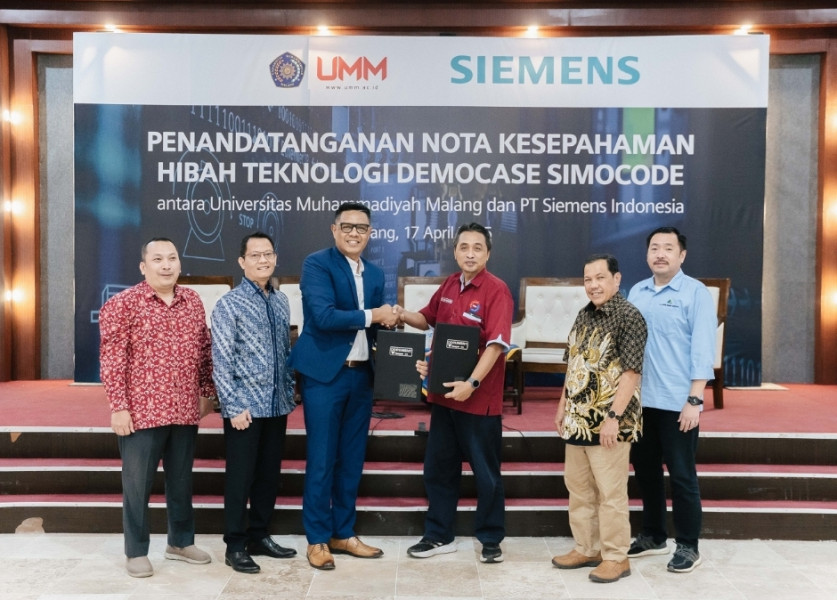 Hibah Teknologi Siemens Perkuat Pendidikan Teknik di UMM
