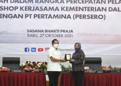 Go Collaborative, Pertamina Bersama Kemendagri Lakukan Percepatan Pertashop