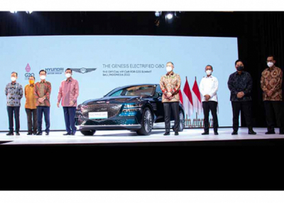 Peluncuruan Mobil Listrik untuk Para Petinggi Negara Peserta KTT G20