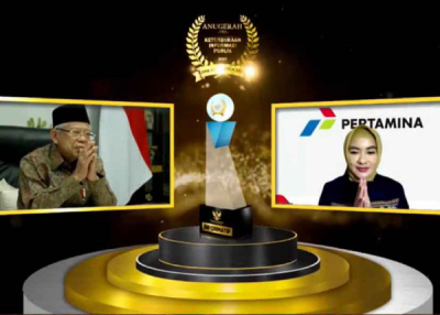 Pertamina Raih Penghargaan Sebagai BUMN Informatif