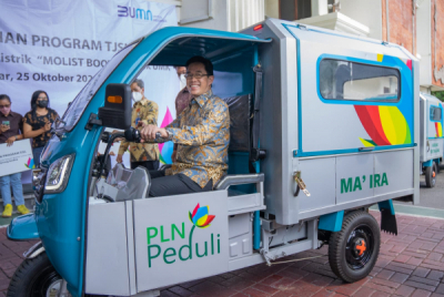 Tingkatkan Produktivitas UMK, PLN Kembangkan Gerobak Motor Listrik