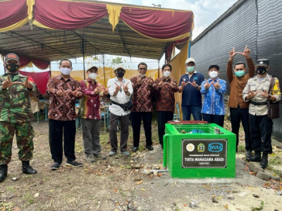  WIKA Serahkan Bantuan Saluran Irigasi “Tirta Wanagama Abadi” Desa Mulusan, Gunung Kidul